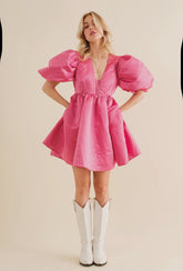 Pink Babydoll Dress